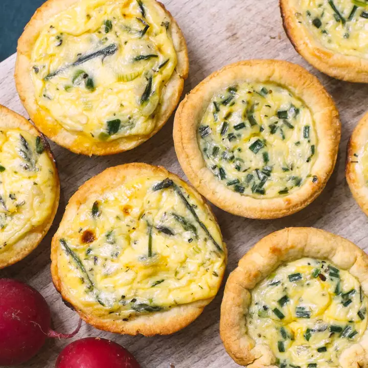 Shamrock Catering Mini Quiches for Cocktail Party